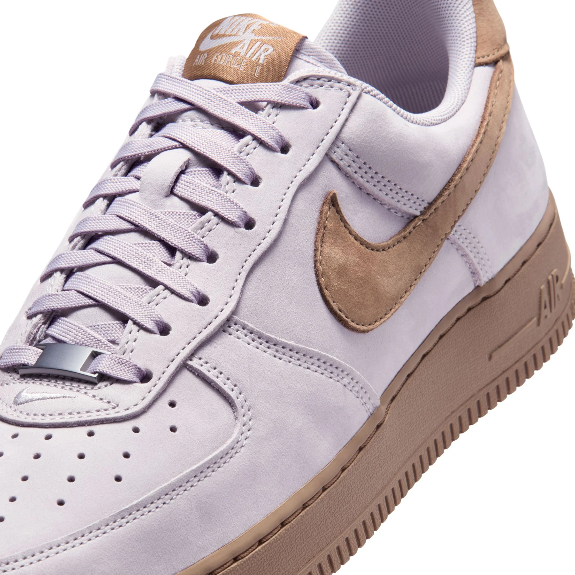 AIR FORCE ONE LOW RETRO PRM QS - SILVER LILAC TAUPE - Image 6