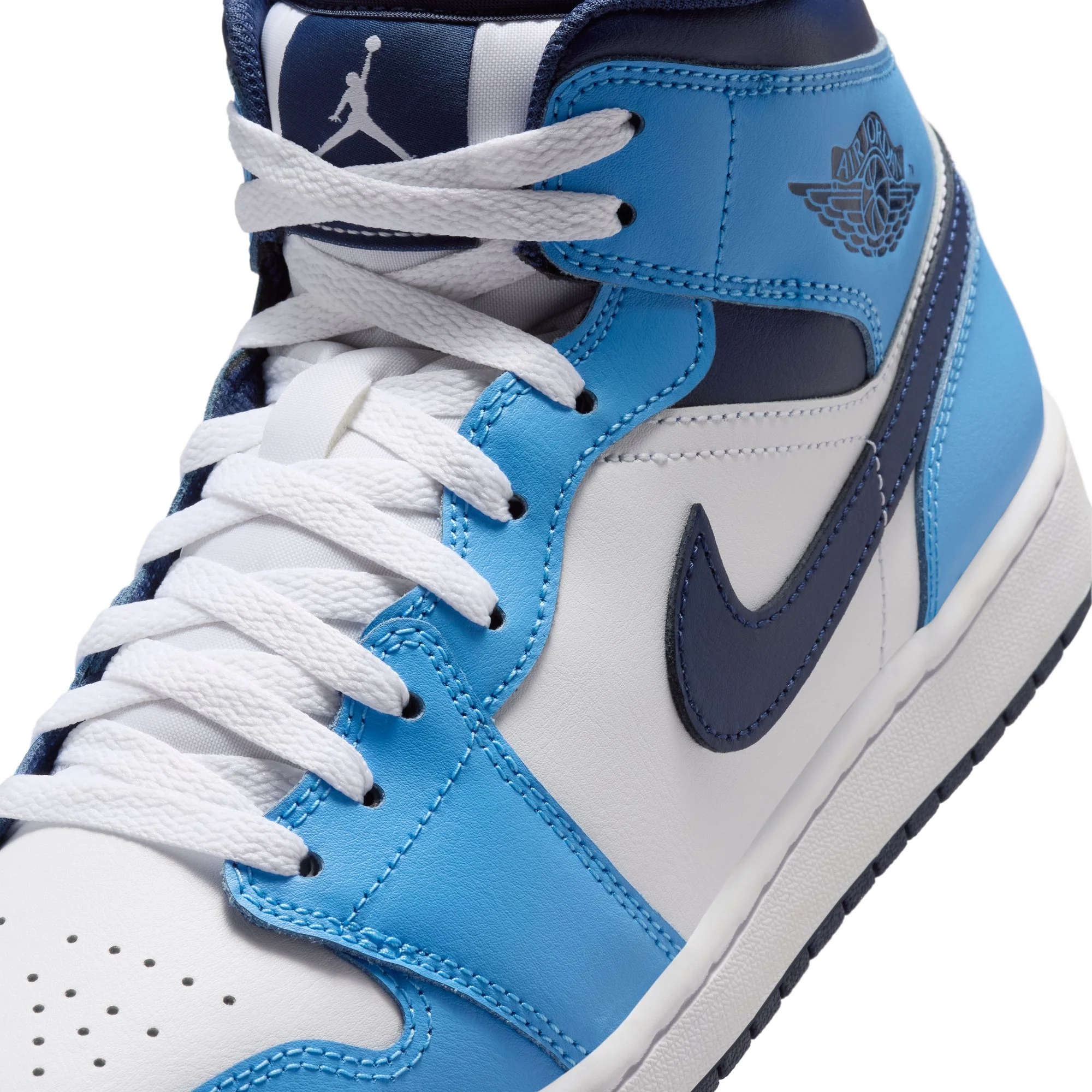 AIR JORDAN 1 MID - UNIVERSITY BLUE - Image 6