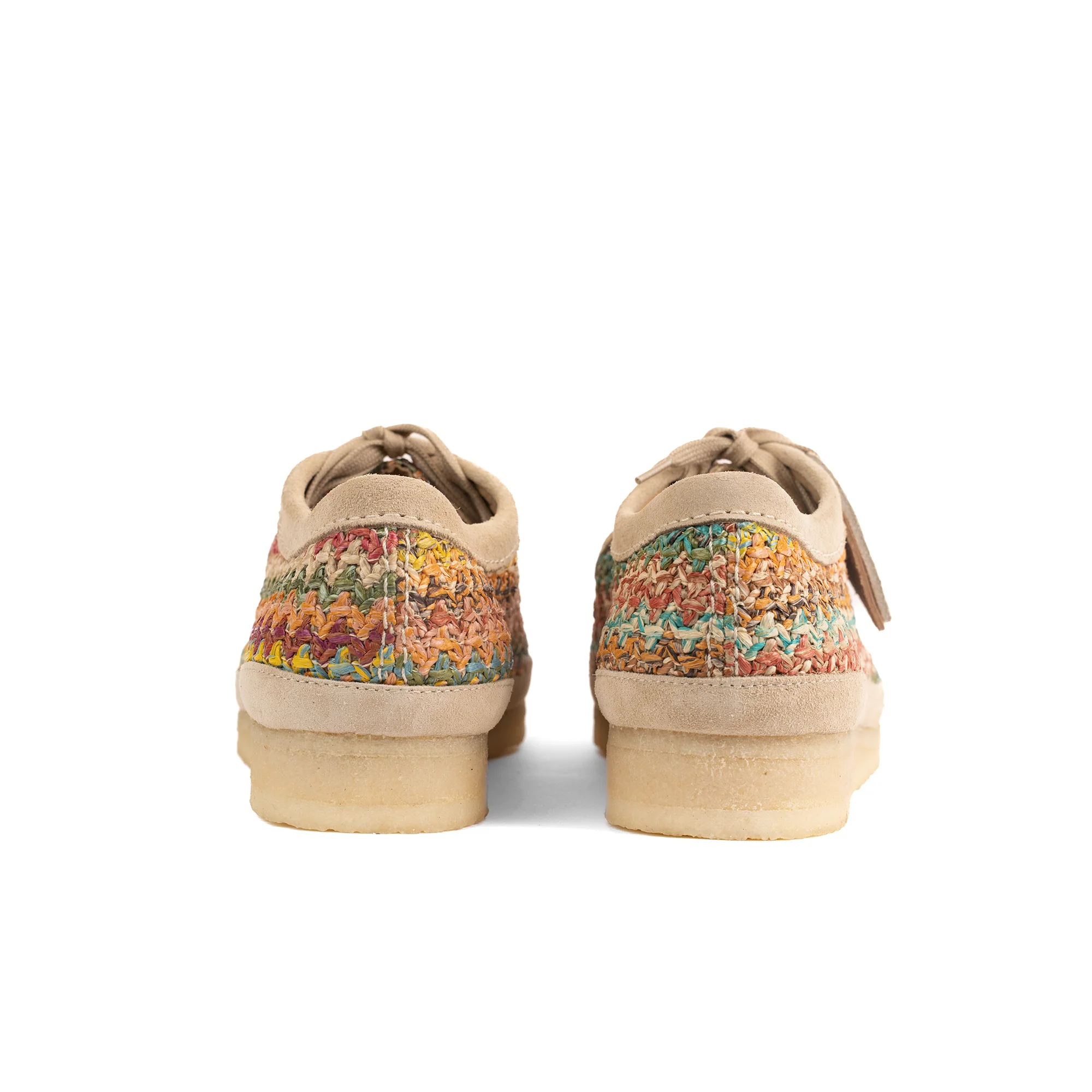 CLARKS WALLABEE - MULTICOLOUR RAFFIA - Image 4