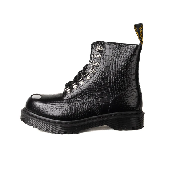 DR.MARTENS 1460 PASCAL STEEL TOE - ANALINE CROC EMBOSS