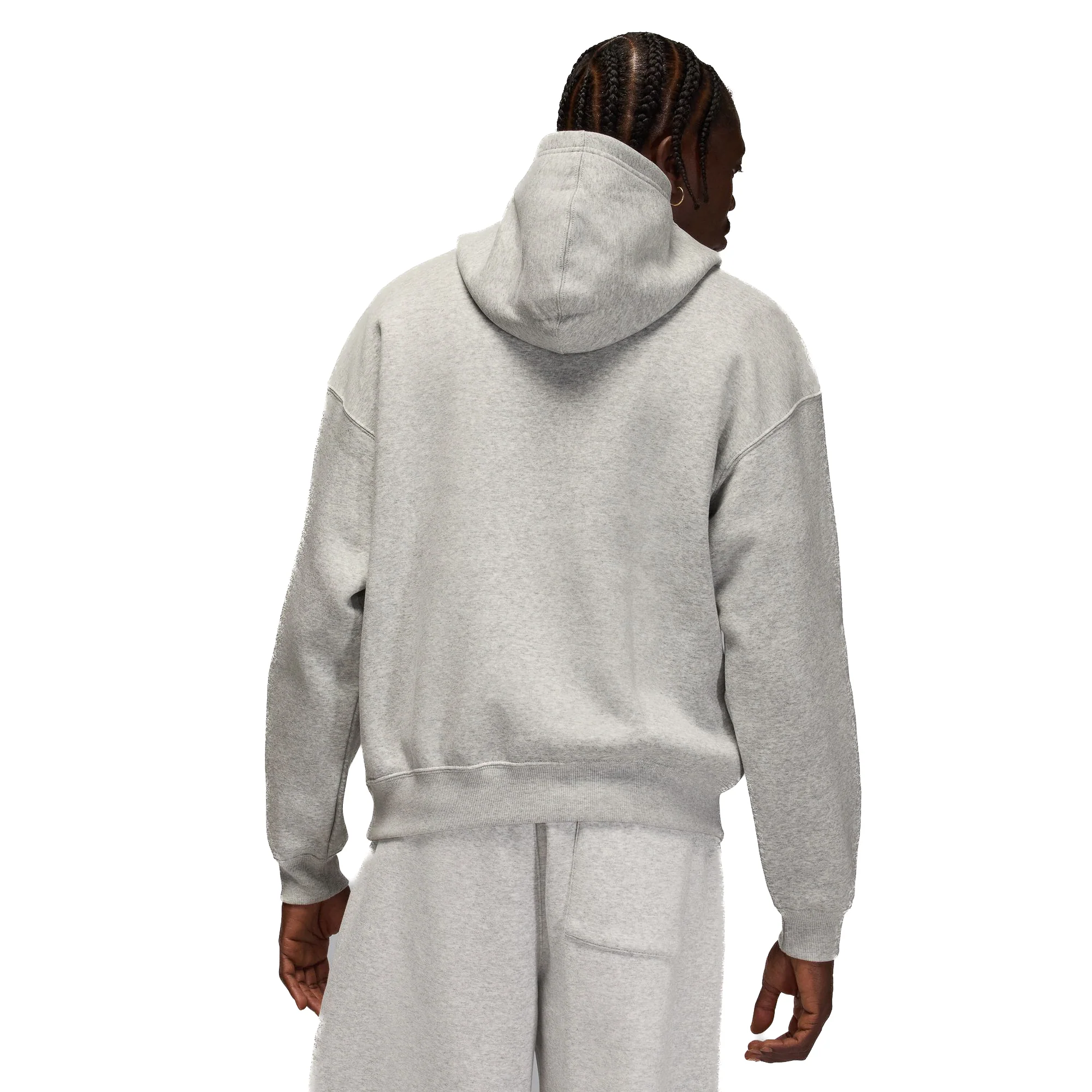 JORDAN BROOKLYN FLEECE HOODIE - GREY - Image 2
