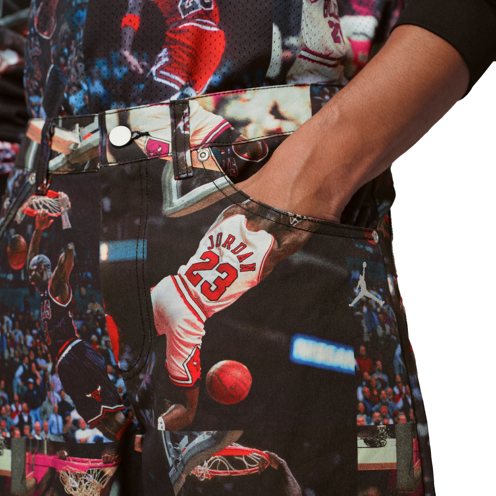 Jordan Flight Men's Woven Pants - Multi Color - Image 3