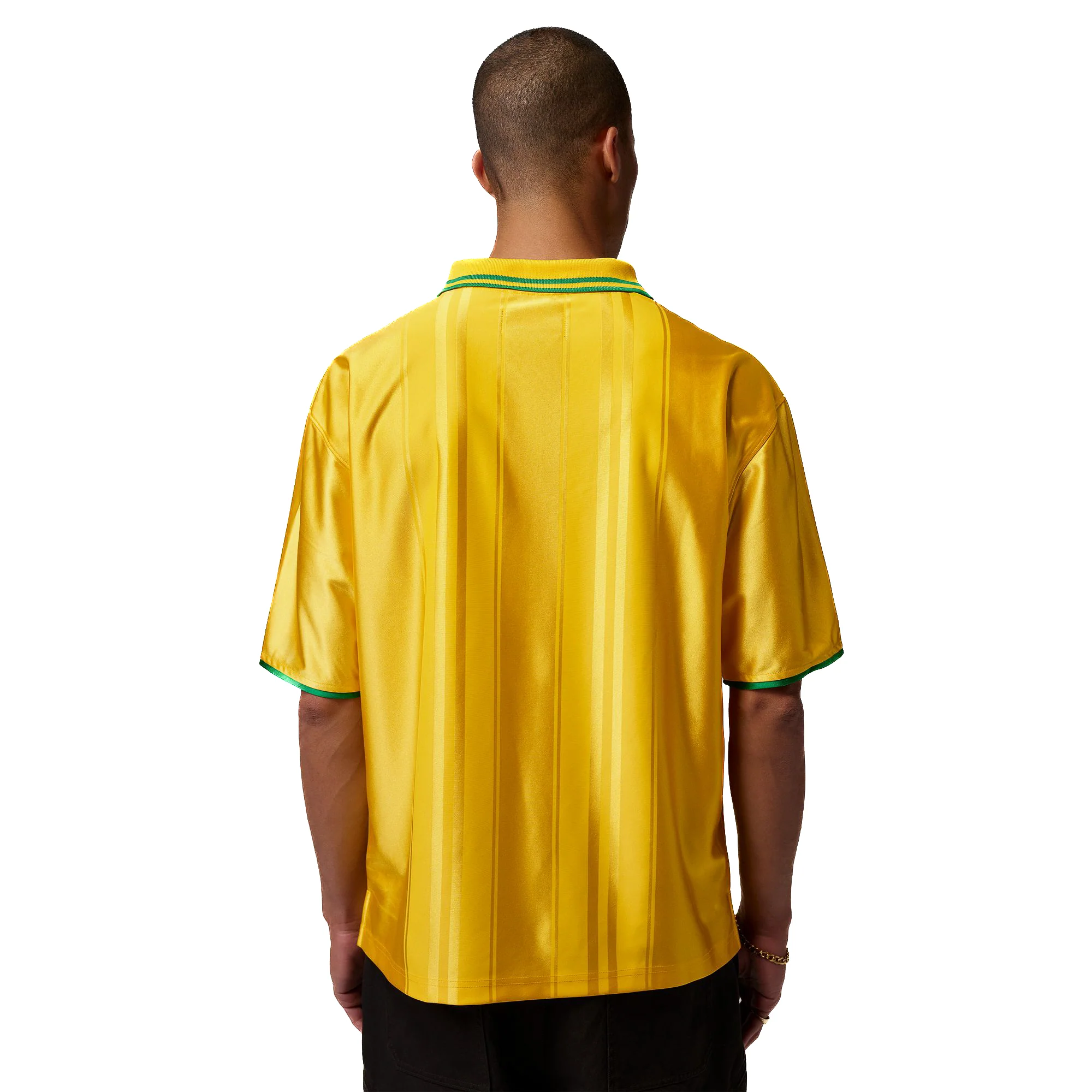 Jordan Men's Polo - Yellow Brazil - Image 2