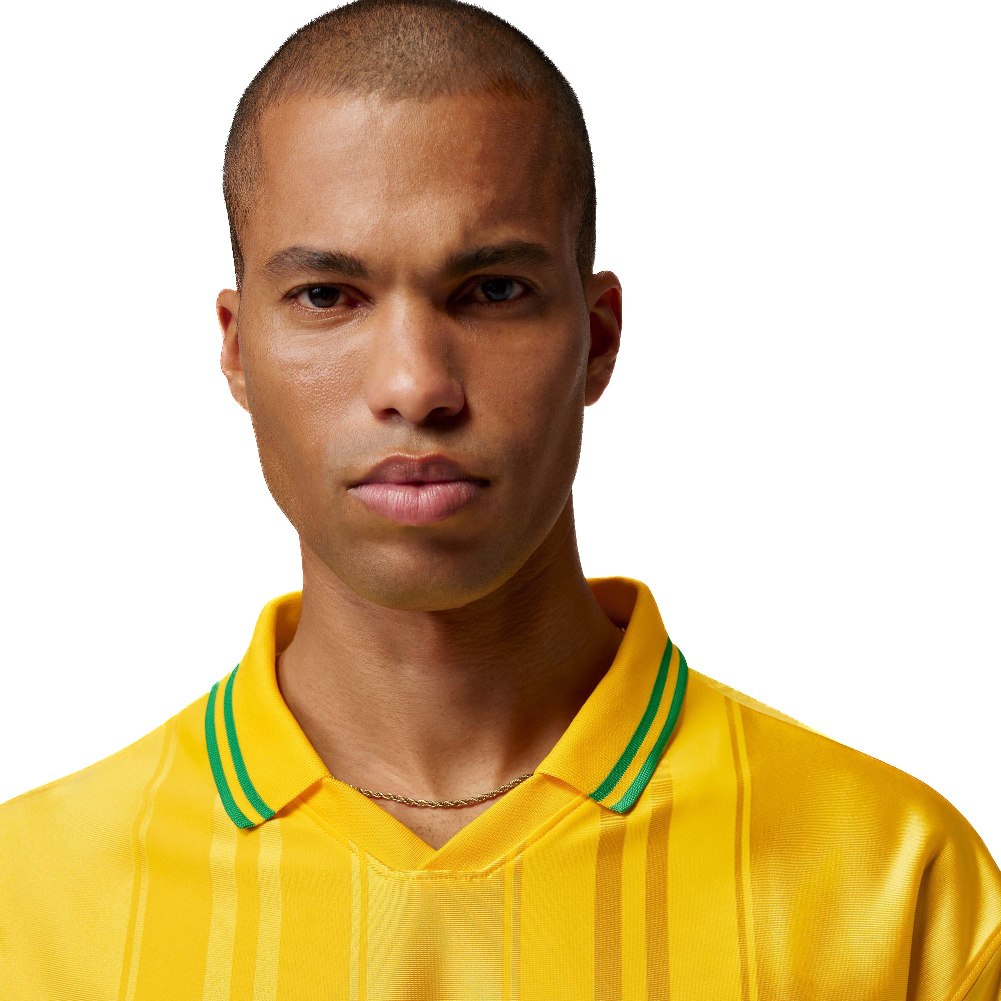 Jordan Men's Polo - Yellow Brazil - Image 3