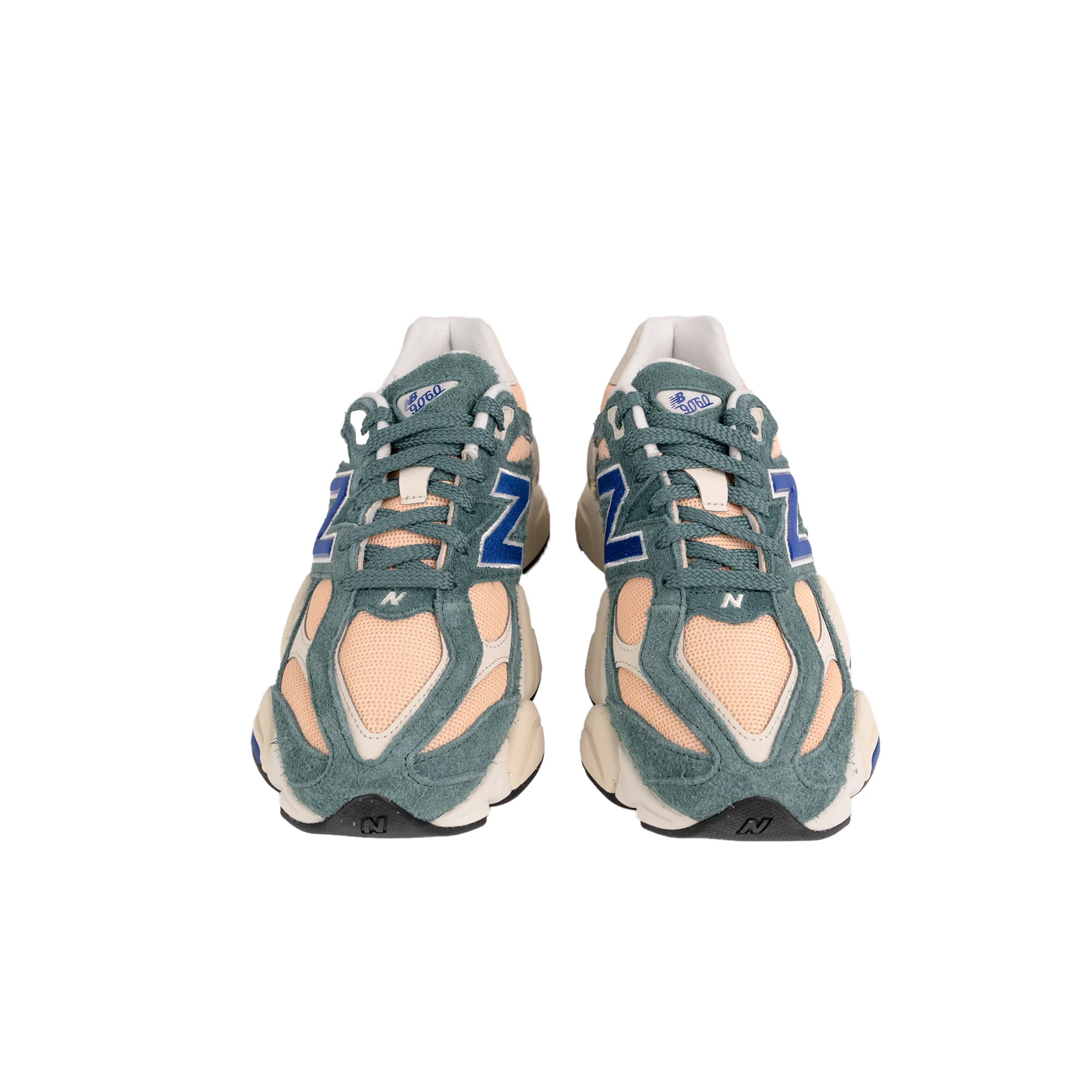 New Balance 9060 - Green Orange - Image 3