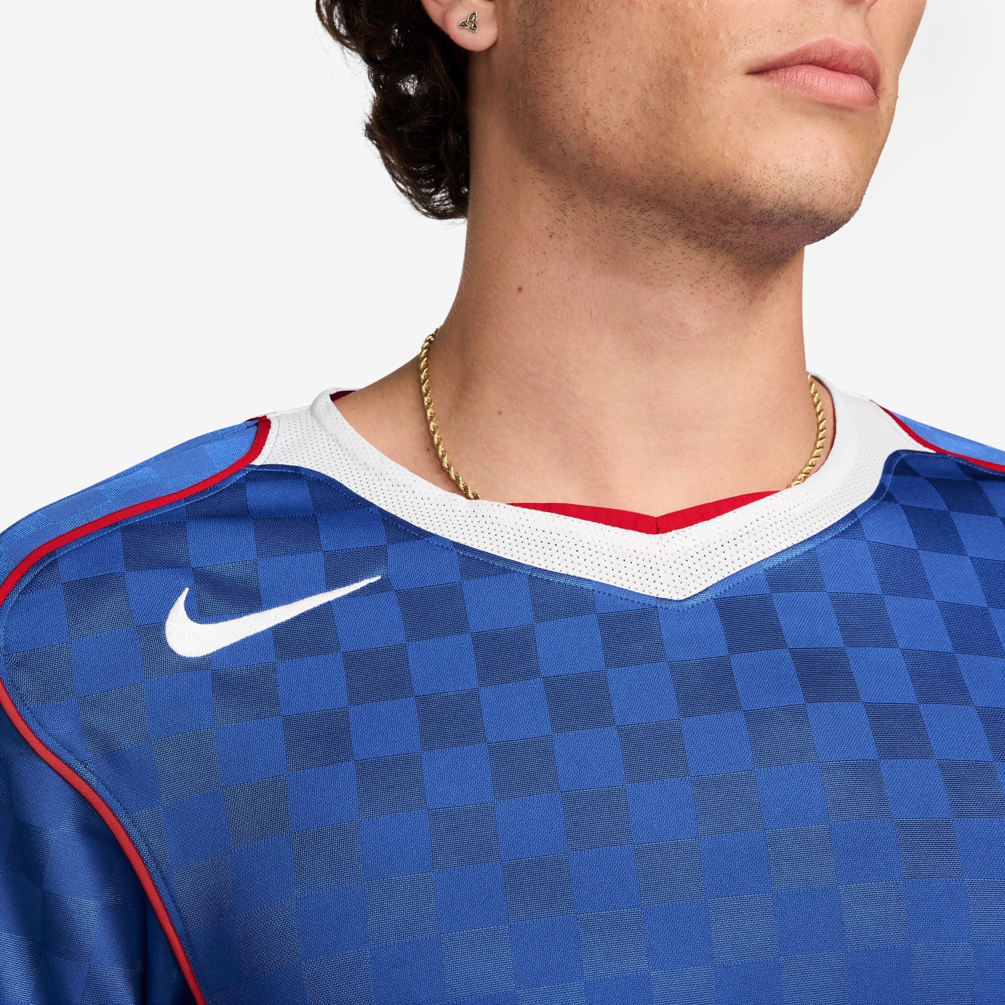 NIKE TOTAL 90 SOCCER JERSEY - BLUE - Image 3