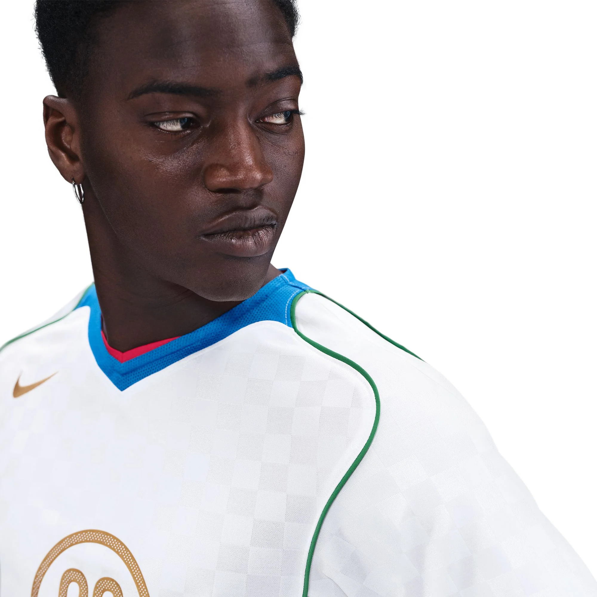 NIKE TOTAL 90 SOCCER JERSEY - WHITE - Image 5