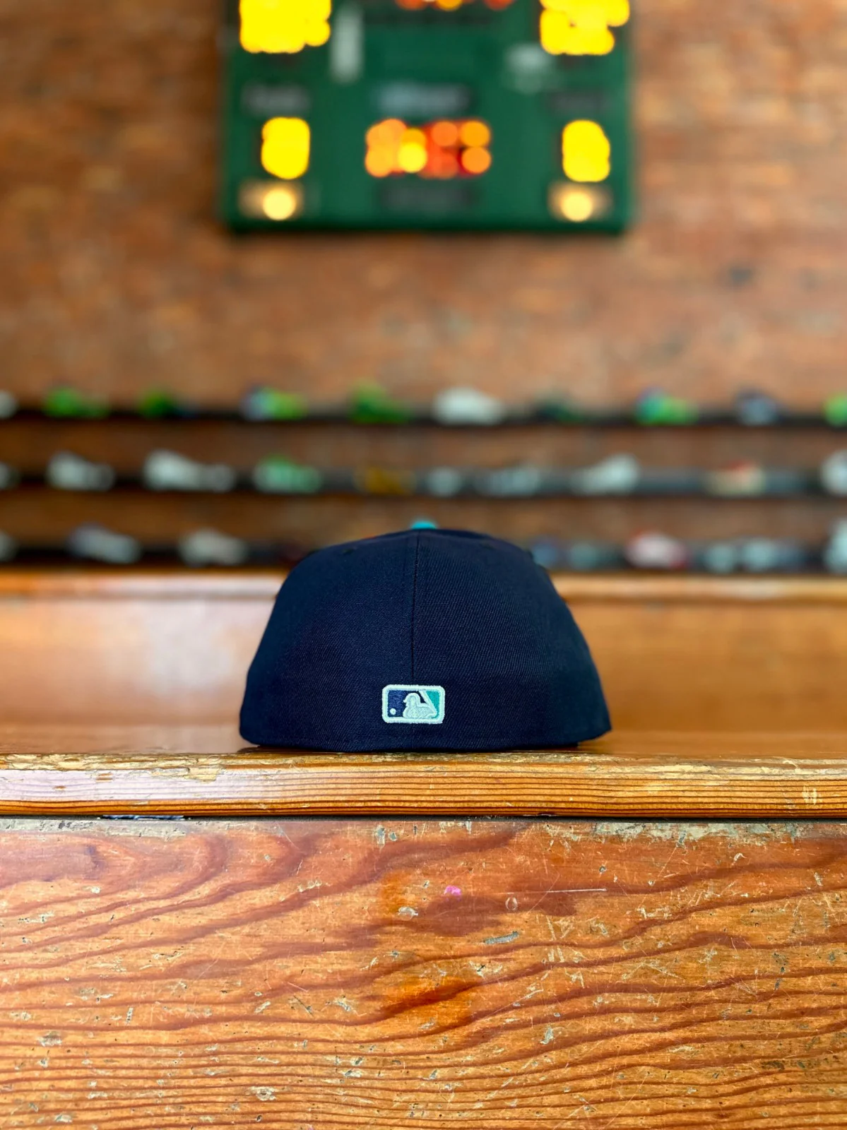 Seattle Mariners New Era 59Fifty Fitted - Navy/Aqua - Image 3